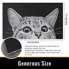 Mr Fantasy Cat Door Mat Outdoor Entrance  Durable Welcome Mat  Mud Abs