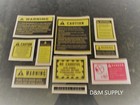Tractor Caution Decal Kit To Fit Kubota John Deere Case Ih 