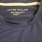Peter Millar Men s M Blue Long Sleeve Crew Neck Upf Performance Grove Xxiii Tee