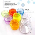 2 Pack Rainbow 7 Day Stackable Pill Organizer Case Tower Box Medicine Planner