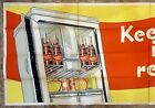 Scarce Vintage Giant  111    X 42    Double Cola Billboard Soda Advertising Poster