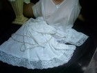 Sissy 2 Pc Set Cami Top   Half Slip Petticoat Soft Nylon Damart  Floral Lace
