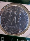 San Marino 1975 100 Lire  Dog And Cat - Animals Series  Uncirculated