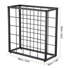 Countertop Wine Rack Freestanding Wine Storage Shelf Hold 25 Wine Bottles Black