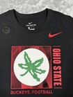 New Ohio State Buckeyes Shirt Men s Large Black Ncaa Football Nike Dri Fit Tee