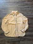 Vintage Western Embroidered 60s 70s Peach Pink Ranchwear Floral Size 36 Small