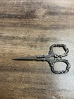 Ornate Sterling Silver Sewing Scissors 3 And 1 2 Inch   s Long