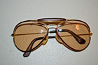 Vintage Bausch And Lomb Aviator Ray Bans With Leather Case Model 58  14mm