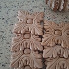 Carved Wood Applique Pieces New