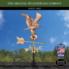 Good Directions Eagle Cottage Weathervane Solid Pure Polish Copper Roof Mount