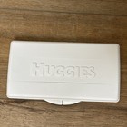 Vintage Huggies Baby Diaper Wipes Travel Size Case Empty Container Plastic