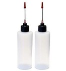 2-4oz Plastic Squeeze Bottles With 1 5 Inch Stainless Steel Applicators