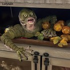 Creature The Black Lagoon Grave Figure Model Cosplay Lizard Man Monster Deco