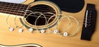 2 Sets Of 6 Guitar Strings Replacement Steel String For Electric Acoustic Guitar