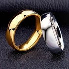 6mm Titanium Ring Men Women Stainless Steel Wedding Band Allergy Free Gift
