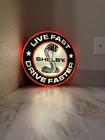 Shelby American Live Fast Drive Faster Led Sign 13    X 13    Cobra Wall Light