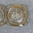 Vintage Falstaff Brewing Clear Glass Ashtray - Premium Quality Beer - 2-pack