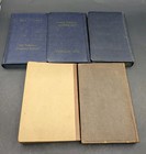Nice Lot Of 5 Antique Vintage Pocket Bibles Mixed English And Foreign Read Pls