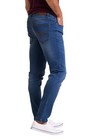  Jeans Mens Stretch Skinny Fit Slim Denim Pants Original Straight Dark Blue Pant