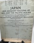 National Geographic Map 2 Japan Adjacent Regions The Pacific Ocean