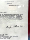 Dwight D  Eisenhower 1959 Typed Letter Signed As President - 9 5 Grade Beckett