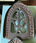 Old Cast Iron Sad Iron Trivets Mixed Lot 10 Antiques Wall Display 9 Footed