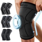 Cambivo Rodillera Para Hombres Y Mujeres  Paquete De 2 Medium Stsnegro