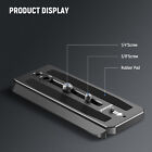 Neewer 501pl Tripod Fluid Head Quick Release Plate Compatible With Manfrotto