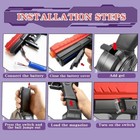 Electric Splat Pistol Dual Mode Orby Blaster For Adults   Teens 16   Red black