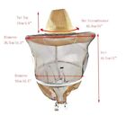 Beekeeper Hat With Bee Veil - Cowboy Style Beekeeping Protective Hats