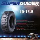 2 Superguider Heavy Duty 10-16 5  12 Ply Sks Skid Steer Tire Bobcat W rim Guard