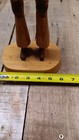 Vintage Hand Carved 18 5 Inch Wooden Australian Farmer Figurine
