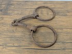 Antique - Lot Of 2 Rustic Cast Iron Horse Bits  Cowboy Western Decor