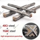 6-32mm Sds Drill Bits Sds  Plus Drill Bit Masonry Concrete Brick Cross Head End