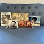 Signed Press Photograph Star Trek Original Actors Lot Of 5 Celebrities 1 Poster