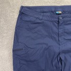 Eddie Bauer First Ascent Pants Womens 22 W Navy Cargo Guide Pro Hiking Outdoors