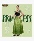 Princess Anna Coronation Dress Gown Frozen Costume Women Large New