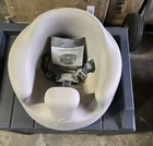 Bumbo Infant Floor Seat Baby Sit Up Chair With Adjustable Harness  Taupe 