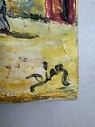 Vtg Benito Diaz Original Oil On Canvas Painting Taxco Mexico Village Signed