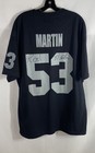 Vintage Alstyle Rod Martin La Raiders  53 Autographed T-shirt Sz Xl
