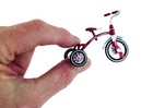 Worlds Smallest Radio Flyer Tricycle Red Dollhouse Miniature Trike Bike Desk Toy