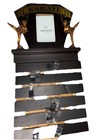 Karate Photo Belt Display Rack Holds 5x7 Photo With 6 Belt Bars Martial Arts