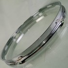 Ludwig 12  6lug Chrome-brass Tom Drum Rim hoop Triple-flange Vintage 50s Cob