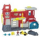 Transformers Rescue Bots Griffin Rock Firehouse Headquarters Ff Package New