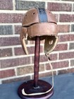 Old Vintage Wilson Leather 4 Strap Felt Interior Football Antique Ball Helmet