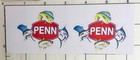         penn Reels 2 Pack Fishing Decal Sticker Tackle Box Lure Vehicle Truck Window