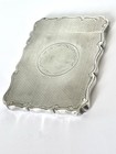 Victorian Silver Calling Card Case George Unite Birmingham 1895