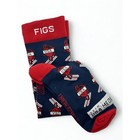 1 Pair Figs Compression Usa Red   Navy Blue Socks Size Large