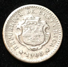 1905 5 Centimos Costa Rica  Excellent Detail
