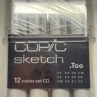Too Copic 12pc Sketch Gray Set Alcohol Markers 12 Pen Color Us Seller